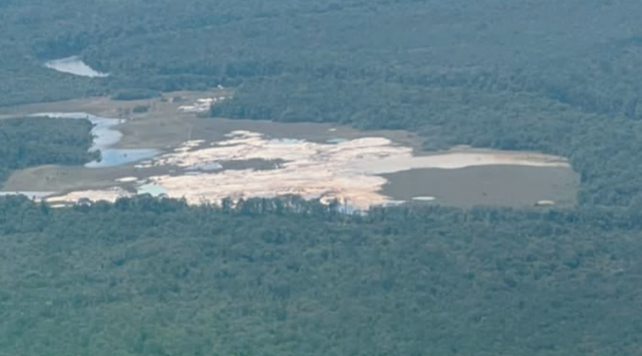 Cientos de hectáreas de selva prístina destruidas por minería ilegal en Venezuela