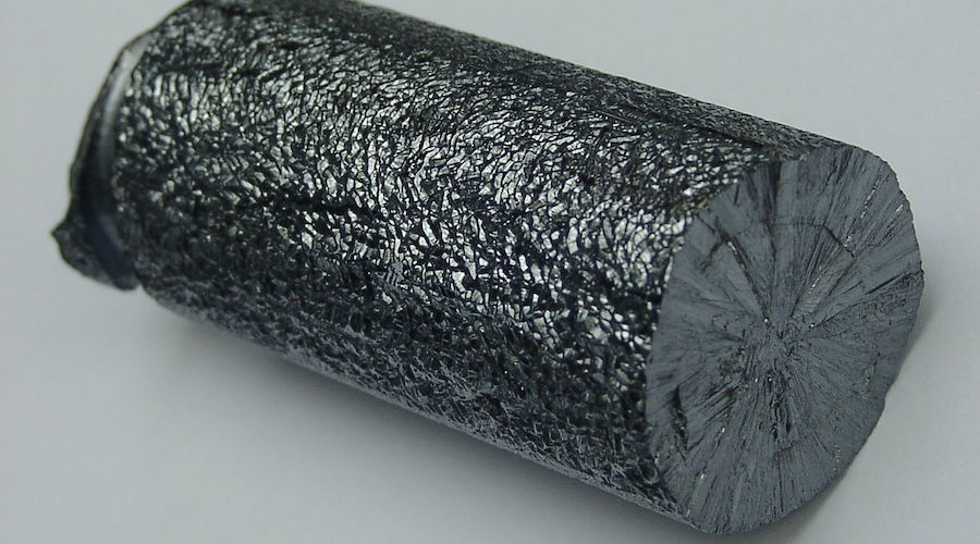 Polycrystalline silicon rod