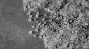Salt grains