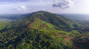 Aerial view of Simandou