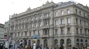 The Credit Suisse building in Bahnhofstrasse, Zürich