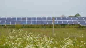 Solar farm in the UK