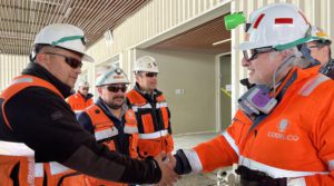 Ruben Alvarado and Codelco workers