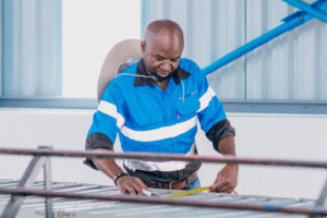 Worker at Kobold Metals operation