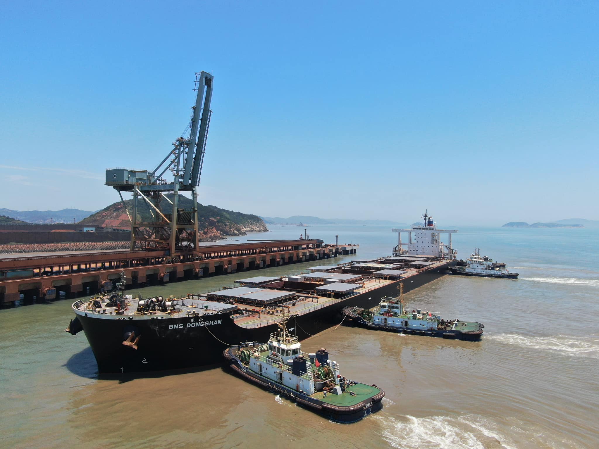 China receives first shipment of Simandou iron ore