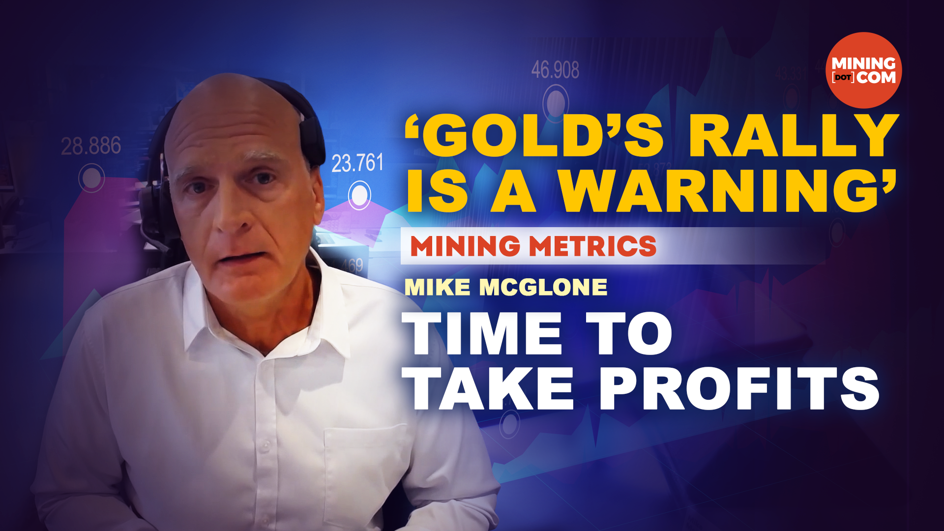 Gold’s surge is a warning signal for markets, says Bloomberg’s Mike McGlone