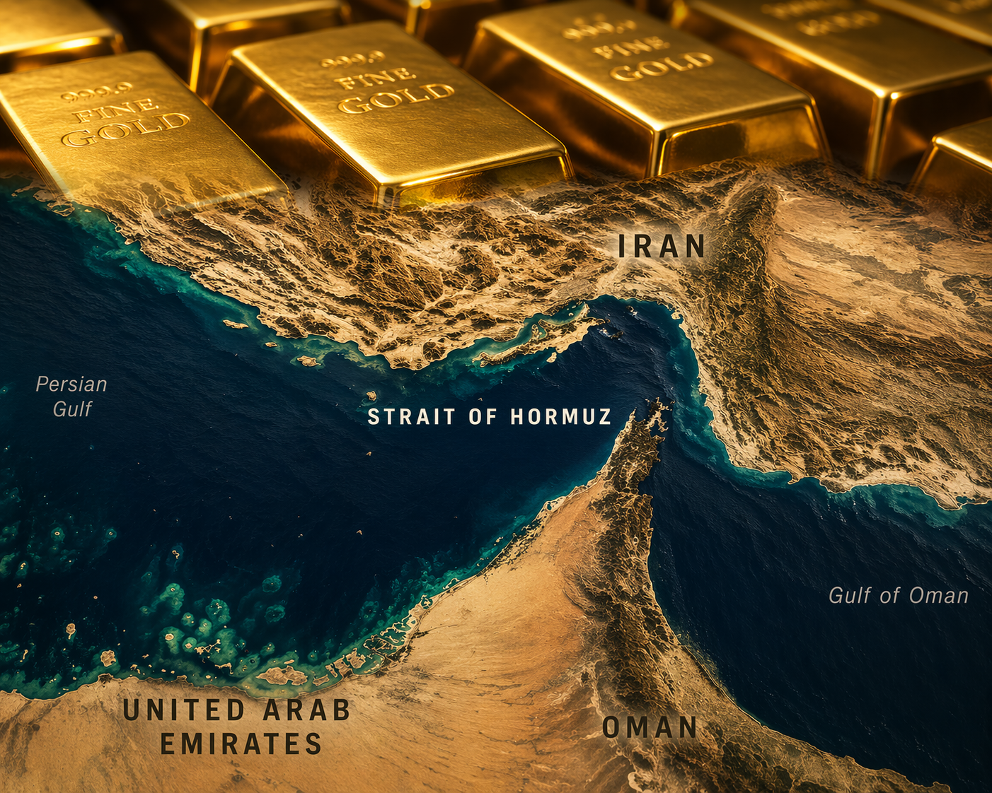 Gold price nears month high as Iran reopens Strait of Hormuz