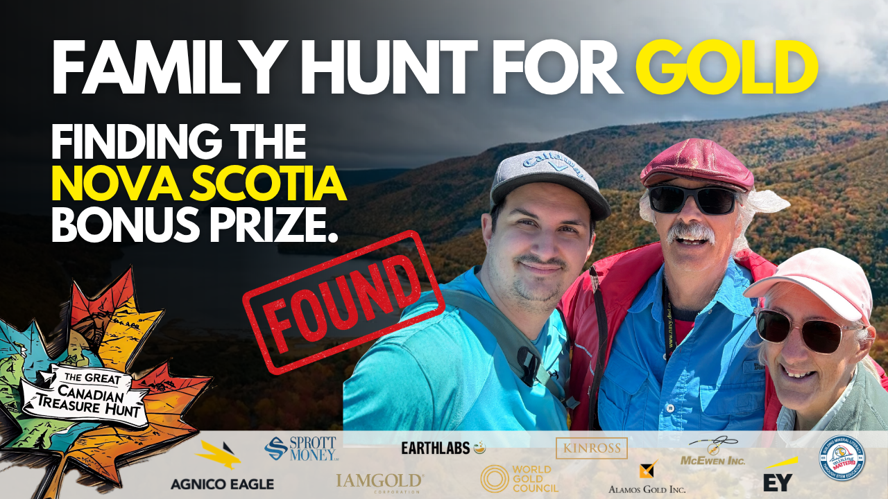Nova Scotia family stumbles upon bonus gold treasure while hunting main prize