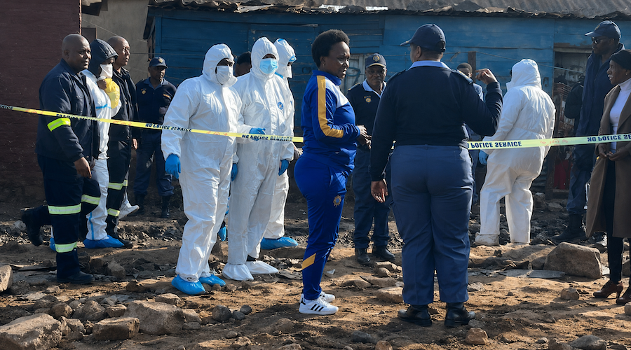 Illegal mining gangs eyed in South Africa massacre that killed 12