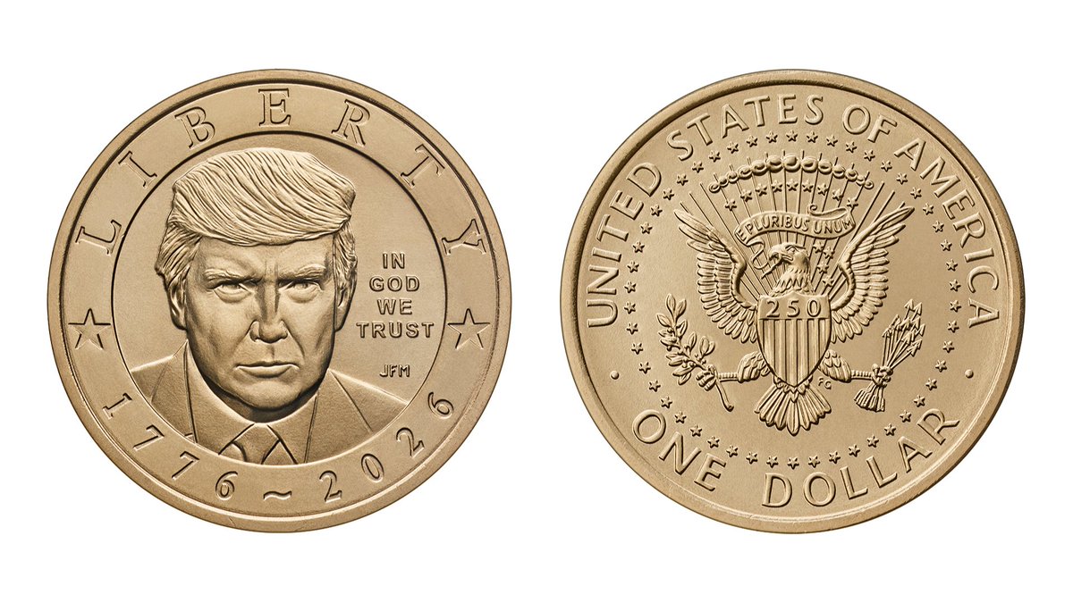 Trump’s US ‘gold dollar’ coin has no precious metal